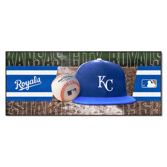 Kansas City Royals Baseball Runner Rug - 30in. x 72in.