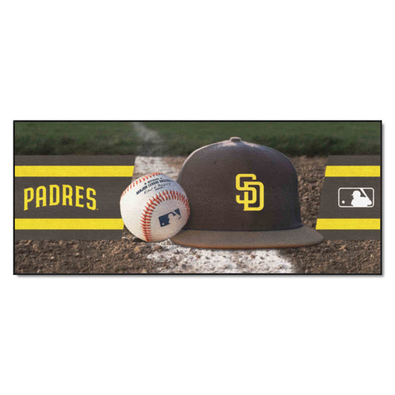 San Diego Padres Baseball Runner Rug - 30in. x 72in.