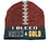 I Bleed Beanie - Sublimated Football - Forest Green and Gold (CDG)