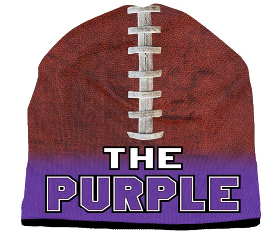 The Purple Beanie - Sublimated Football (CDG)