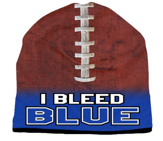 I Bleed Beanie - Sublimated Football - Royal Blue (CDG)