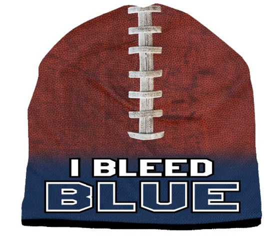 I Bleed Beanie - Sublimated Football - Navy Blue (CDG)