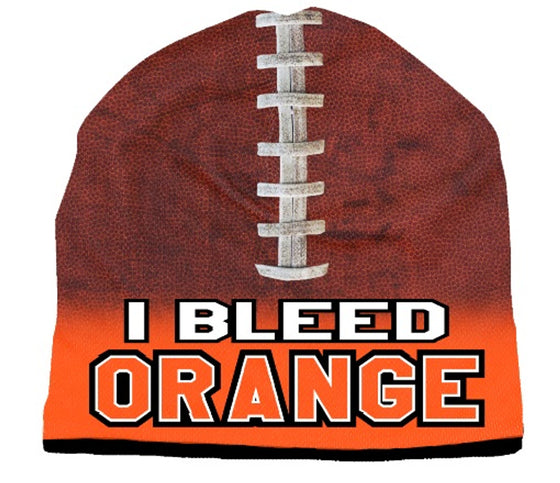 I Bleed Beanie - Sublimated Football - Orange (CDG)