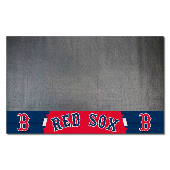 Boston Red Sox Vinyl Grill Mat - 26in. x 42in.