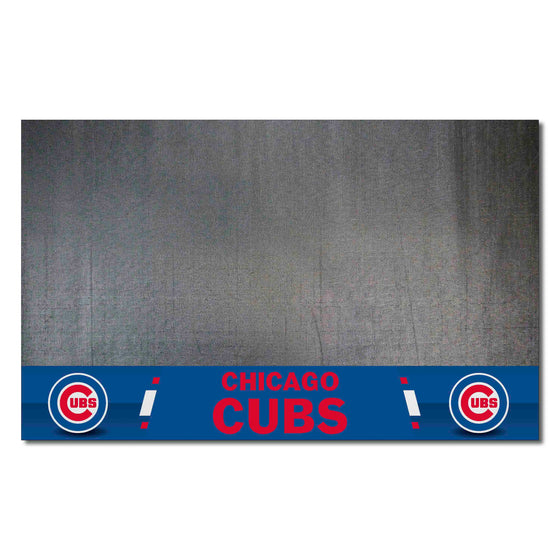 Chicago Cubs Vinyl Grill Mat - 26in. x 42in.