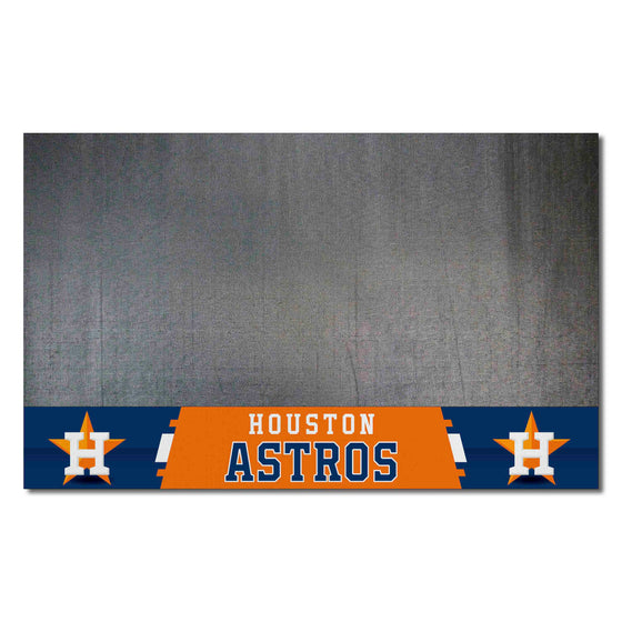 Houston Astros Vinyl Grill Mat - 26in. x 42in.