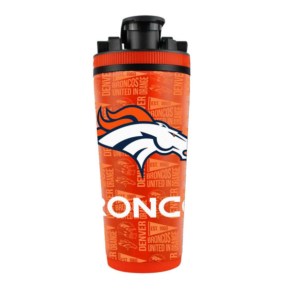 Denver Broncos Ice Shaker 26oz Stainless Steel