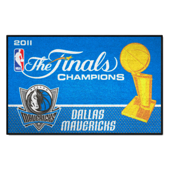 Dallas Mavericks 2011 NBA Champions Starter Mat Accent Rug - 19in. x 30in.