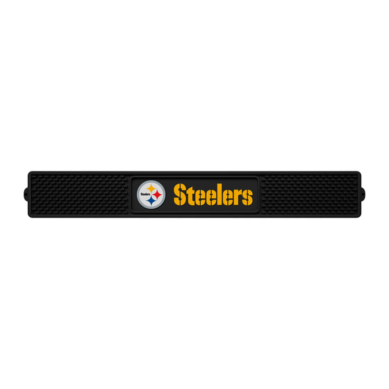 Pittsburgh Steelers Bar Drink Mat - 3.25in. x 24in.