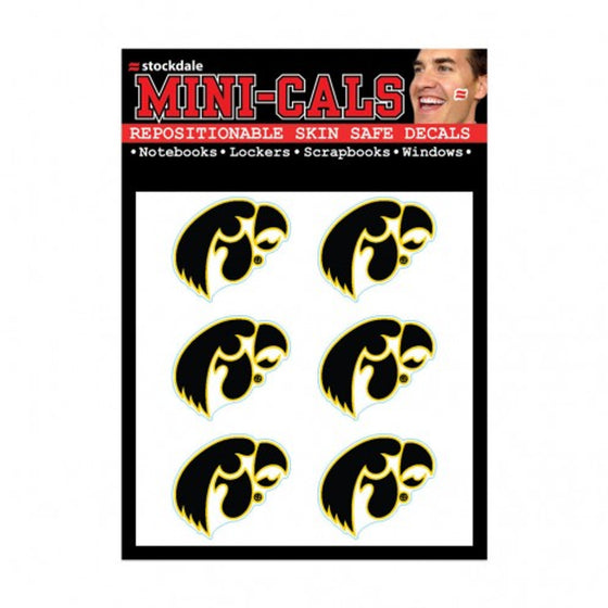 Iowa Hawkeyes Tattoo Face Cals