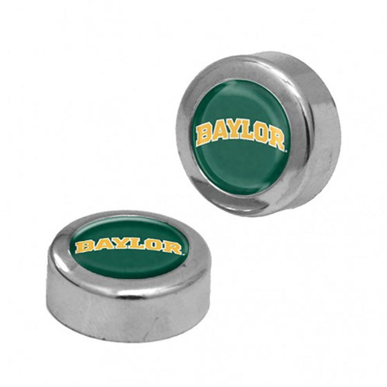 Baylor Bears Screw Caps Domed - Special Order