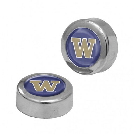 Washington Huskies Screw Caps Domed - Special Order