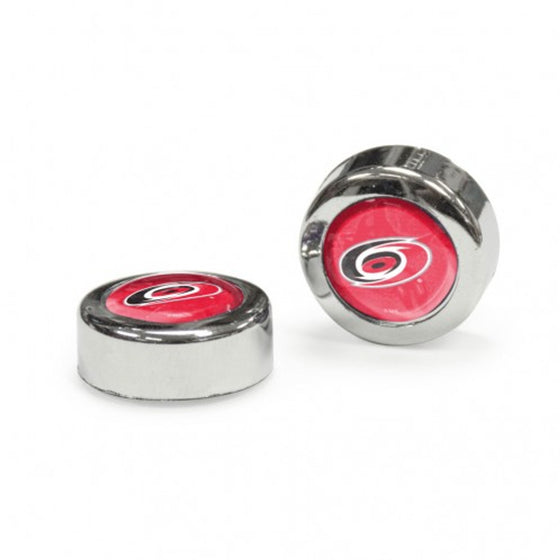 Carolina Hurricanes Screw Caps Domed - Special Order