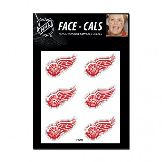 Detroit Red Wings Tattoo Face Cals Special Order