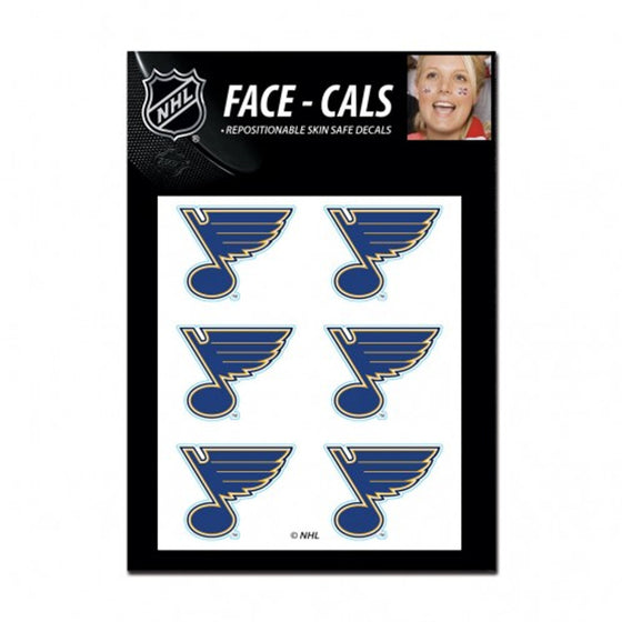 St. Louis Blues Tattoo Face Cals Special Order