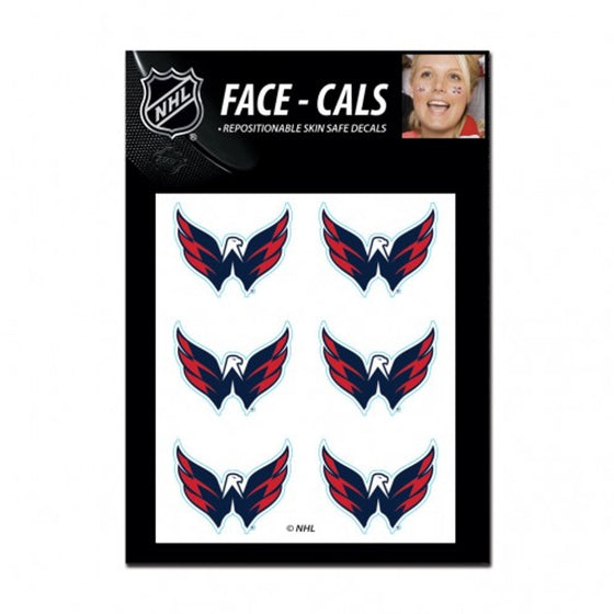 Washington Capitals Tattoo Face Cals Special Order