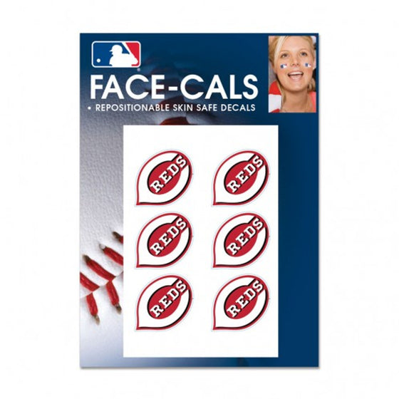 Cincinnati Reds Tattoo Face Cals Special Order