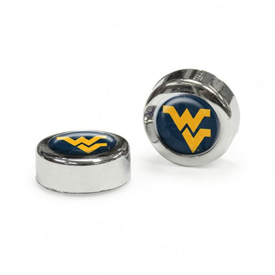 West Virginia Mountaineers Screw Caps Domed - Special Order