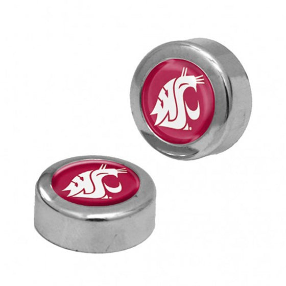 Washington State Cougars Screw Caps Domed - Special Order