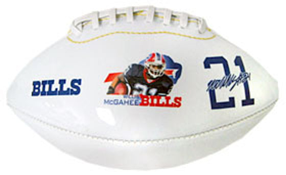 Buffalo Bills Willis McGahee Football Junior Size Attitude High Gloss CO