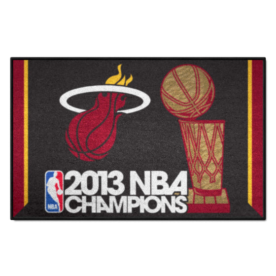 Miami Heat 2013 NBA Champions Starter Mat Accent Rug - 19in. x 30in.