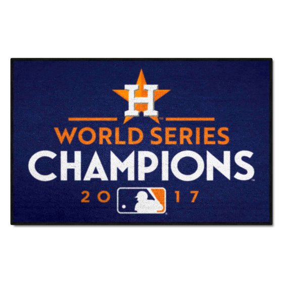 Houston Astros 2017 MLB World Series Champions Starter Mat Accent Rug - 19in. x 30in.