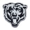 Chicago Bears 3D Chrome Metal Emblem