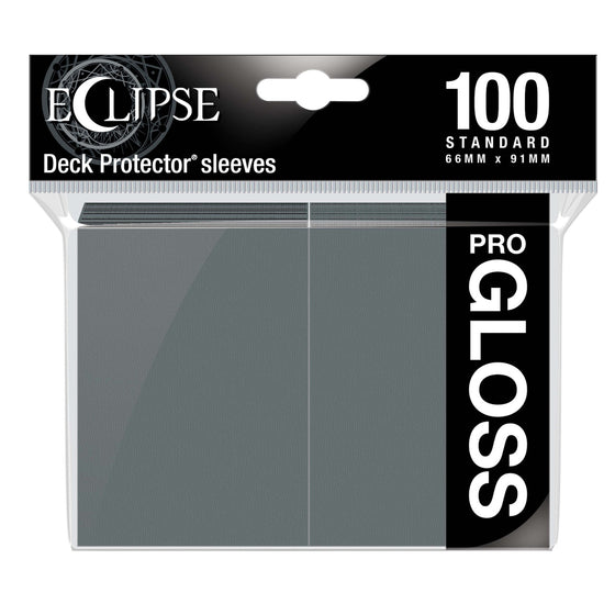 Eclipse Gloss Standard Sleeves 100 Pack Smoke Grey