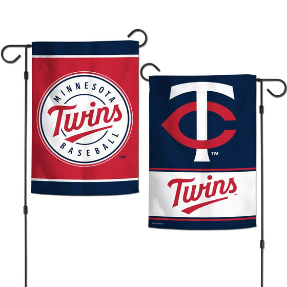 Minnesota Twins Flag 12x18 Garden Style 2 Sided (CDG)