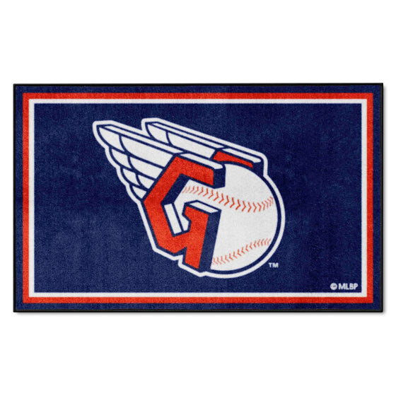 Cleveland Guardians 4ft. x 6ft. Plush Area Rug