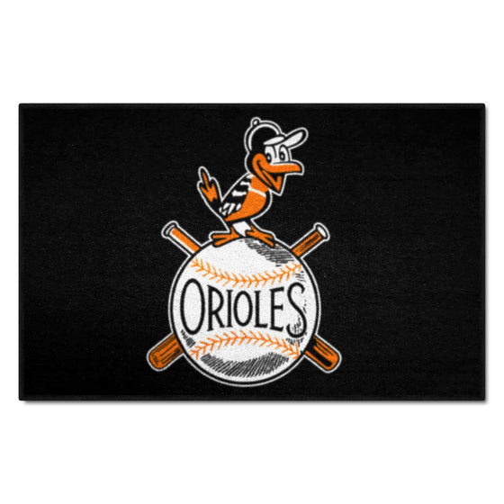 Baltimore Orioles Starter Mat Accent Rug - 19in. x 30in. 1954 Retro Logo