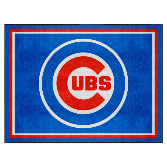 Chicago Cubs 8ft. x 10 ft. Plush Area Rug