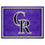 Colorado Rockies 8ft. x 10 ft. Plush Area Rug