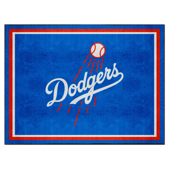 Los Angeles Dodgers 8ft. x 10 ft. Plush Area Rug