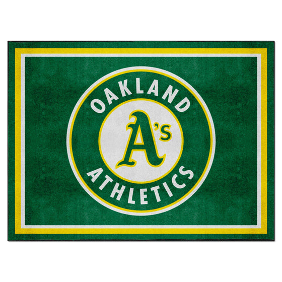 Oakland Athletics 8ft. x 10 ft. Plush Area Rug