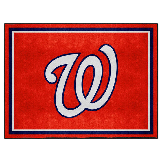 Washington Nationals 8ft. x 10 ft. Plush Area Rug