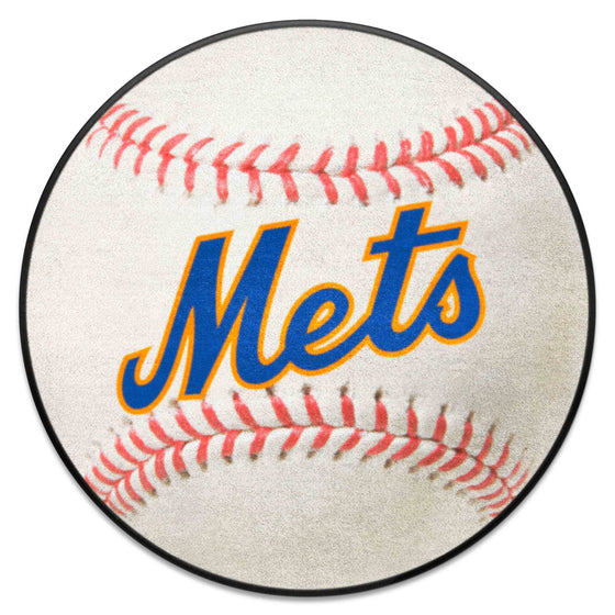 New York Mets Baseball Rug - 27in. Diameter2014