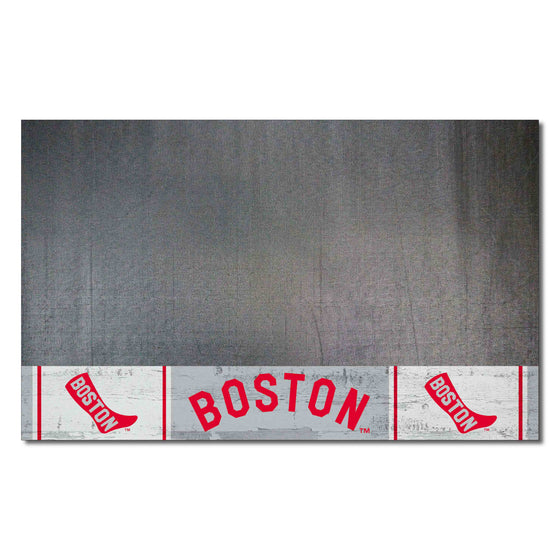 Boston Red Sox Vinyl Grill Mat - 26in. x 42in. 1908 Retro Logo