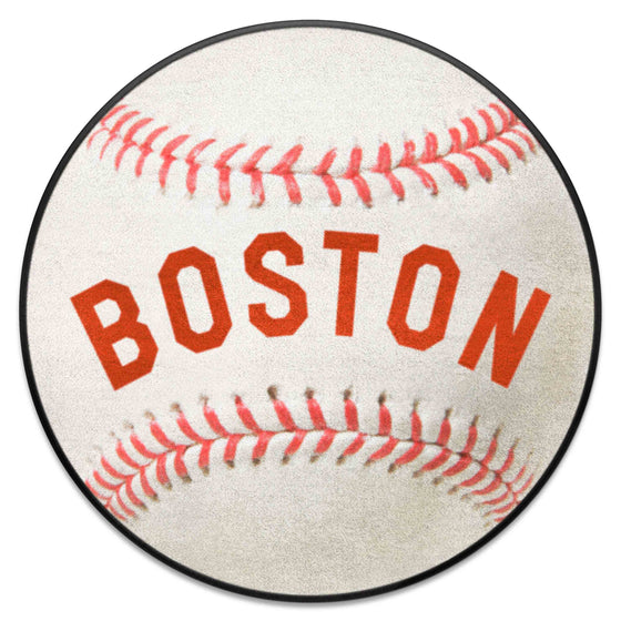 Boston Red Sox Baseball Rug - 27in. Diameter 1908 Retro Logo