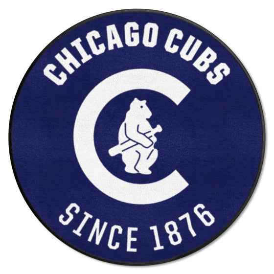 Chicago Cubs Roundel Rug - 27in. Diameter1911