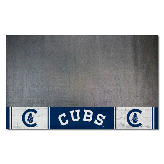 Chicago Cubs Vinyl Grill Mat - 26in. x 42in.1911