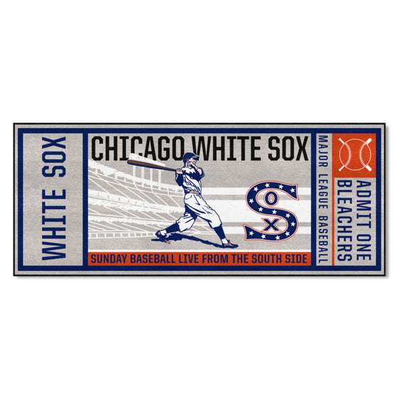 Chicago White Sox Ticket Runner Rug - 30in. x 72in.1982