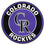 Colorado Rockies Roundel Rug - 27in. Diameter