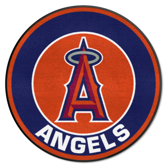 Los Angeles Angels Roundel Rug - 27in. Diameter