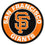 San Francisco Giants Roundel Rug - 27in. Diameter