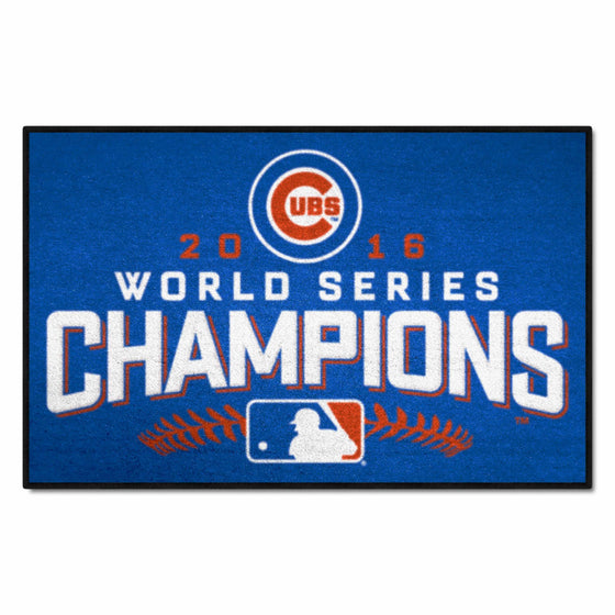 Chicago Cubs 2016 World Series Champions Starter Mat Accent Rug - 19in. x 30in.