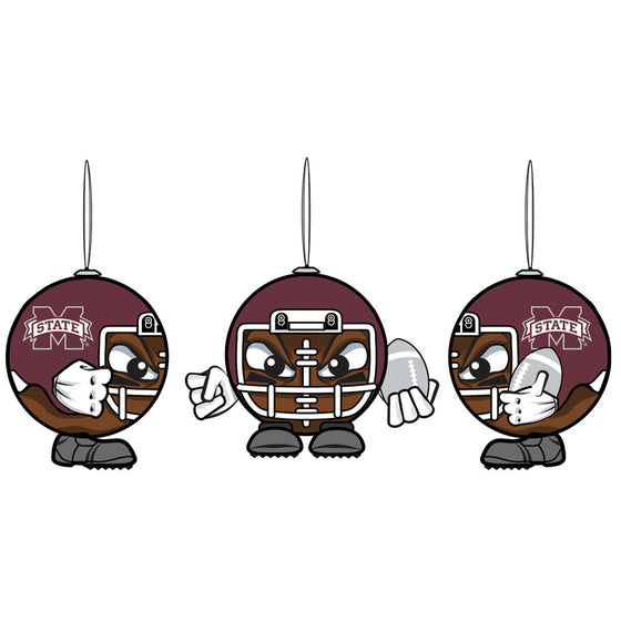 Mississippi State Bulldogs Ornament Ball Head