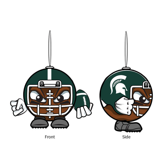 Michigan State Spartans Ornament Ball Head