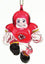 Kansas City Chiefs Ornament 3 Inch Crystal Halfback CO