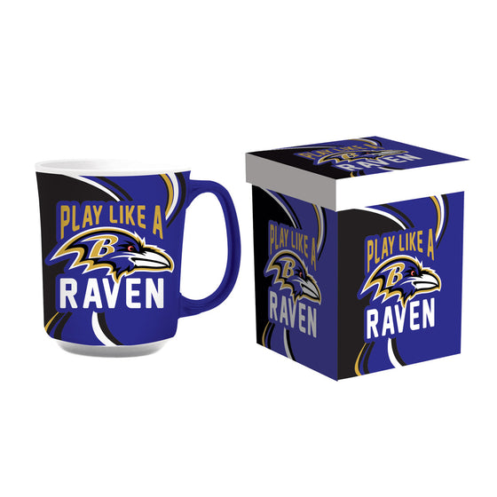 Baltimore Ravens Coffee Mug 14oz Ceramic with Matching Box - 757 Sports Collectibles